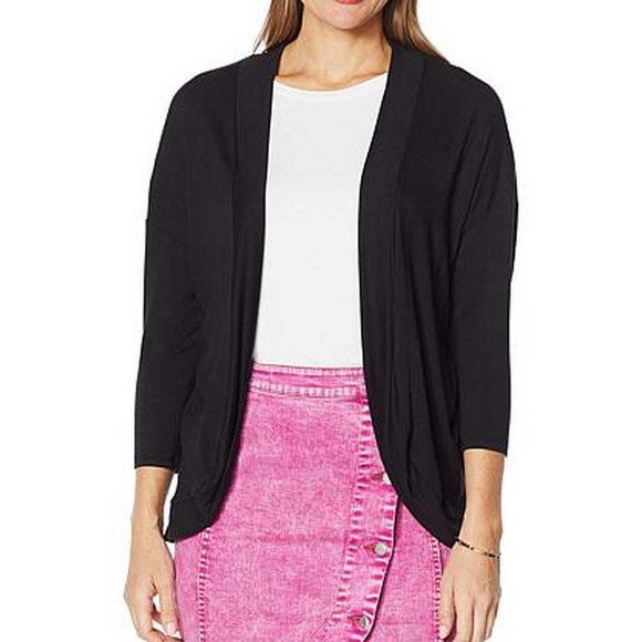 G by Giuliana Sweaters - G by Giuliana EcoLuxe Knit Cocoon Cardigan (990) XXS